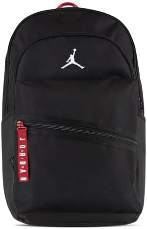 Amazon.com | Jordan Backpack Black/Gym Red One Size | Casual Daypacks